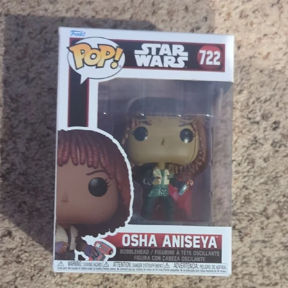 Funko Pop Star Wars Osha Aniseya Figure - Brown and Green - Picture 1 of 10